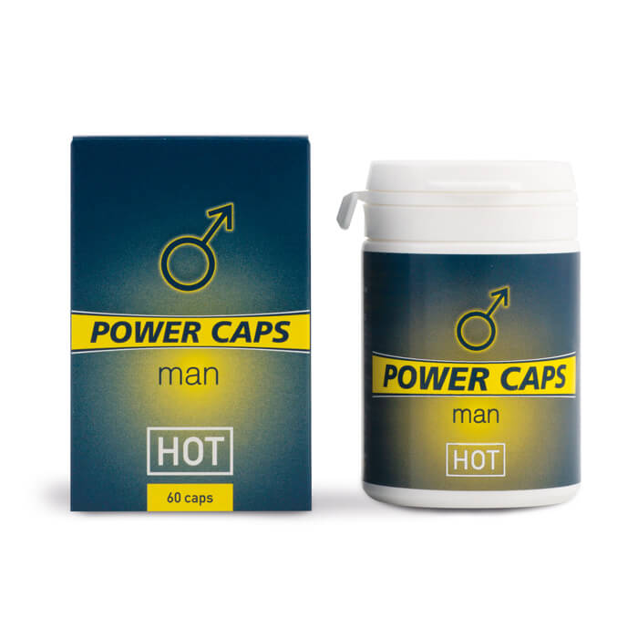 HOT POWER CAPS (60 pc.) - Pachet pentru sporirea eficienței bărbaților