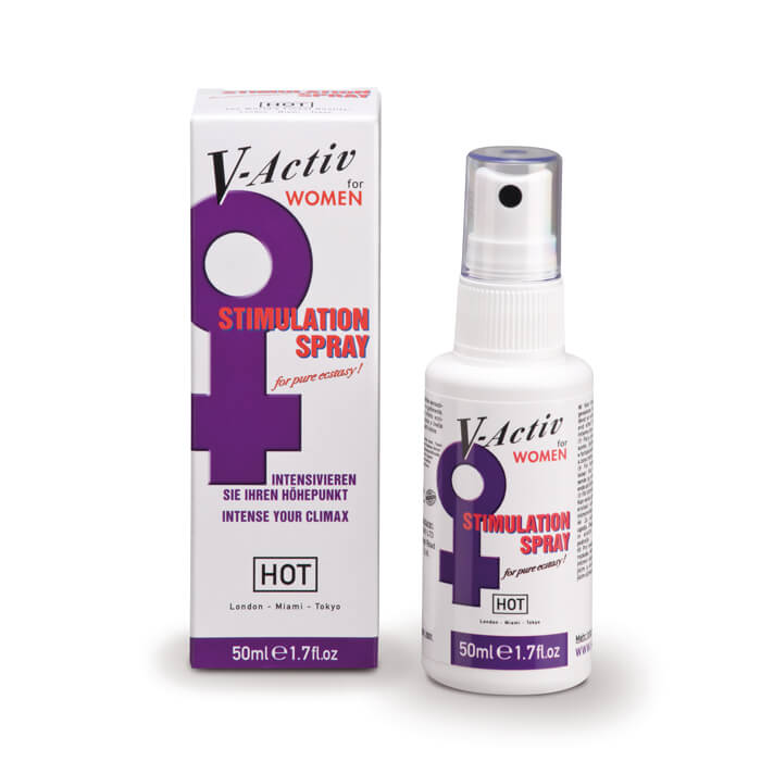 Hot ♀ V-activ (50 Ml) - Spray Stimulator Pentru Femei