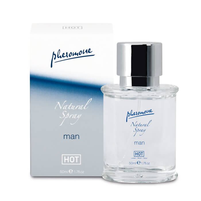 Hot ♂ Pheromone (50 Ml) - Spray Natural Cu Feromoni Pentru Bărbați