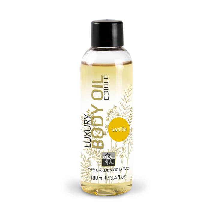 Shiatsu Edible Luxury Body Oil  (100 Ml) - Ulei De Masaj Comestibil - Vanilla